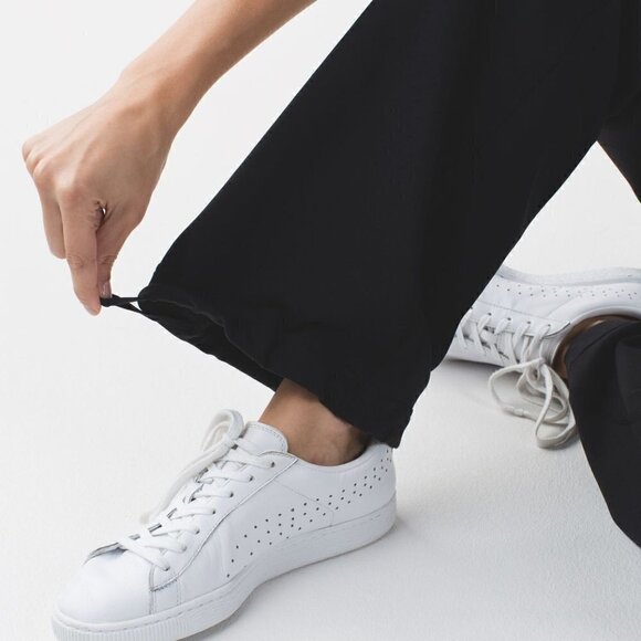 * NWT Lululemon GREY Sit In Stillness Pant Size 4 GREY High Rise Wide Leg Pant - Picture 4 of 10